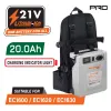 NAKAYAMA Pro EC1608 Μπαταρία 21V,20Ah για EC1600, EC1620, EC1630 078074