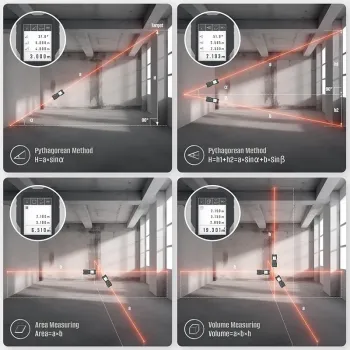 BORMANN Pro BDM7100 Μετρητής Απόστασης, 2 Δεσμών Laser 100/200m 078920