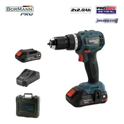 Bormann pro BBP5144 Σετ Δραπανοκατσάβιδο Compact Brushless μπαταρίας 20V Li-Ion με 2 Ταχύτητες 078968