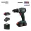 Bormann pro BBP5144 Σετ Δραπανοκατσάβιδο Compact Brushless μπαταρίας 20V Li-Ion με 2 Ταχύτητες 078968