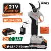 NAKAYAMA Pro EC1440 Ψαλίδι Κλάδου Μπαταρίας 21V, Brushless, Προοδευτική Κοπή 0-15mm/0-40mm, 0.9kg 082910