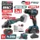 BORMANN Pro BBP5433X44T2CA Σετ Compact Brushless Κρουστικό Δραπανοκατσάβιδο 65Νm & Γωνιακός Τροχός,ΒMC 083269