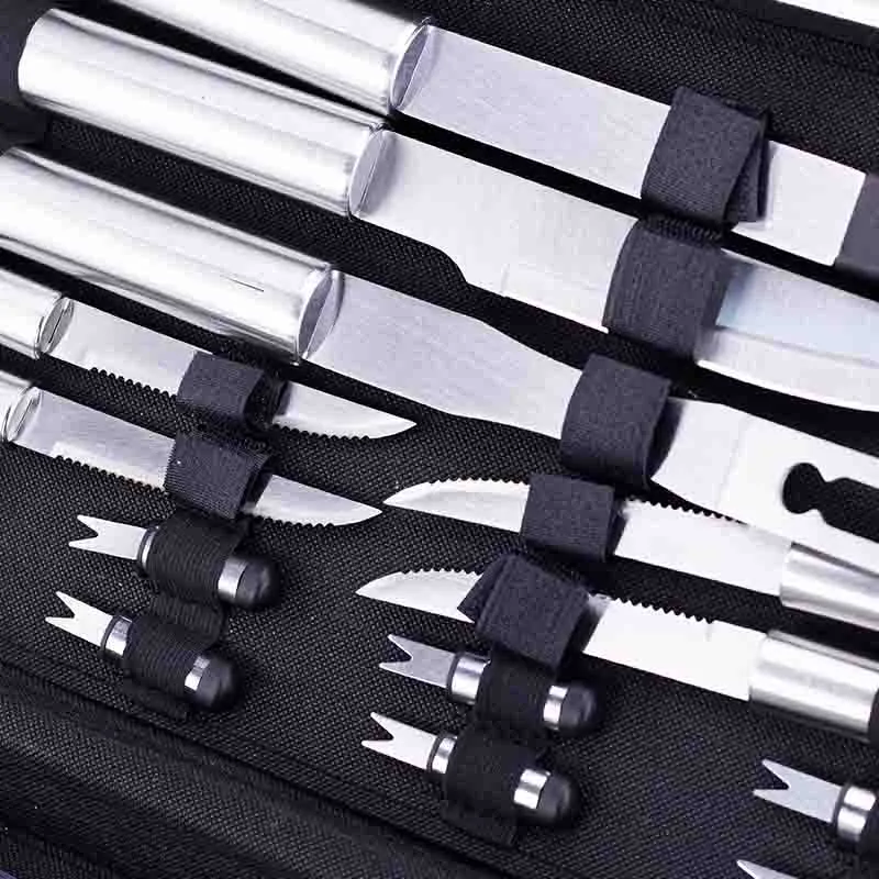 BORMANN Elite BBQ1015 Εργαλεία BBQ Σετ 16τμχ Inox Βαλίτσα 033349