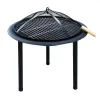 BORMANN Elite BFT6001 Tζάκι Εξωτερικού Χώρου με μεταλλικά Πόδια και Προστατευτικό Πλέγμα, Μαύρο 077978
