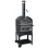 BORMANN Elite BBQ1960 Παραδοσιακός Ξυλόφουρνος/Φούρνος Πίτσας 34.5x50cm,με Ρόδες & Αποθηκευτικό Χώρο 079989
