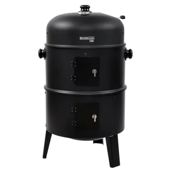 BORMANN Elite BBQ1970 Ψησταριά Κάρβουνου/Καπνιστήριο 2 σε 1 με Ρόδες 079996