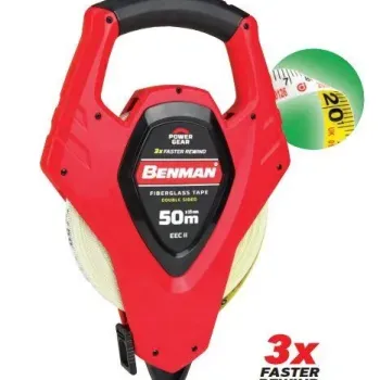 BENMAN ΜΕΤΡΟΤΑΙΝΙΑ ΜΗΧΑΝΙΚΩΝ FIBERGLASS 50m 70794