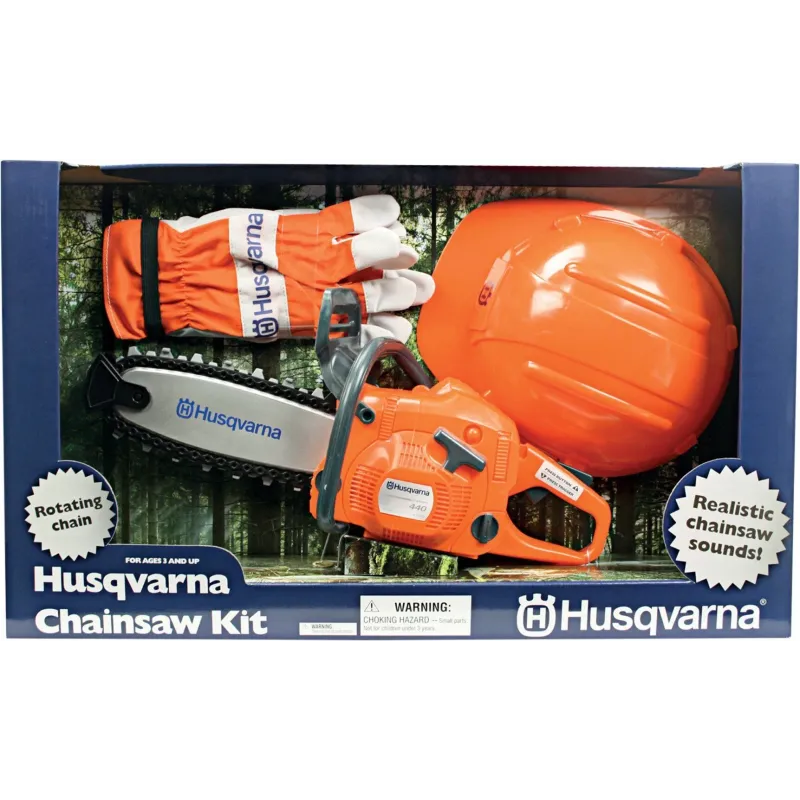 HUSQVARNA ΠΑΙΧΝΙΔΙ ΚΙΤ ΑΛΥΣΟΠΡΙΟΝΟ, ΓΑΝΤΙΑ ΚΑΙ ΚΡΑΝΟΣ ΜΕ ΗΧΟ ΚΑΙ ΚΙΝΗΣΗ - 12586.4982-01