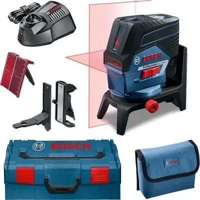 BOSCH Γραμμικό Λέιζερ GLC 2-50 C με Στήριγμα RM2 και φορτιστή 0601066G03