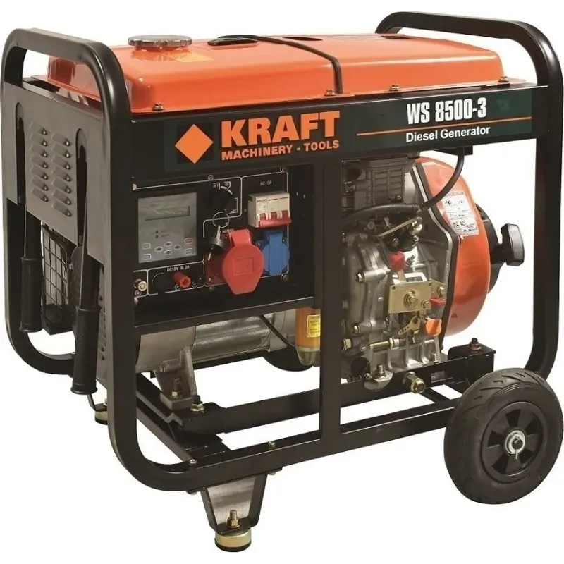 KRAFT Γεννήτρια Πετρελαίου 6.5 KVA Τριφασική - 63771