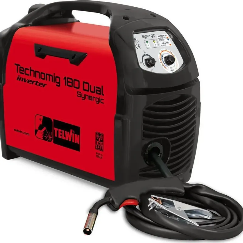 TELWIN Ηλεκτροκόλληση inverter Σύρματος TECHNOMIG 180 Synergic Euro 170A - 816054