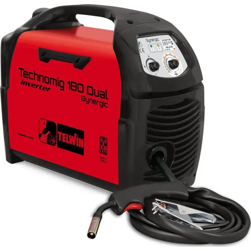 TELWIN Ηλεκτροκόλληση inverter Σύρματος TECHNOMIG 180 Synergic Euro 170A - 816054