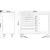 FASANO Εργαλειοφόρος με 14 συρτάρια FG 160V/14L
