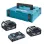 MAKITA ΣΕΤ ΜΠΑΤΑΡΙΕΣ 18V/5.0Ah ΜΕ ΔΙΠΛΟ ΤΑΧΥΦΟΡΤΙΣΤΗ 197629-2