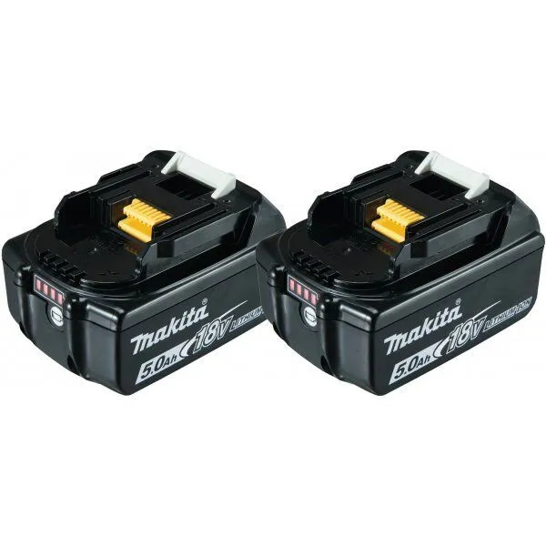 MAKITA 2 Μπαταρίες 18V/5,0Ah 197288-2