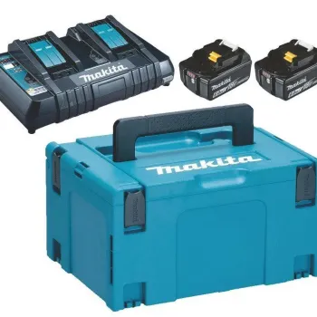 MAKITA Σετ Μπαταρίες 18V/6.0Ah με Διπλό Ταχυφορτιστη 198077-8