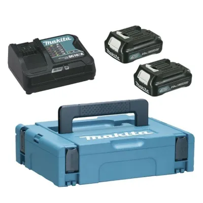 MAKITA ΣΕΤ ΜΠΑΤΑΡΙΕΣ 10.8V/2.0Ah ΜΕ ΤΑΧΥΦΟΡΤΙΣΤΗ 197657-7