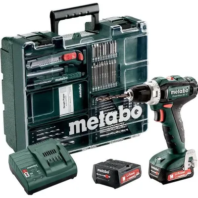 METABO PowerMaxx BS 12 Set Δραπανοκατσάβιδο Μπαταρίας 12V 6.01036.87