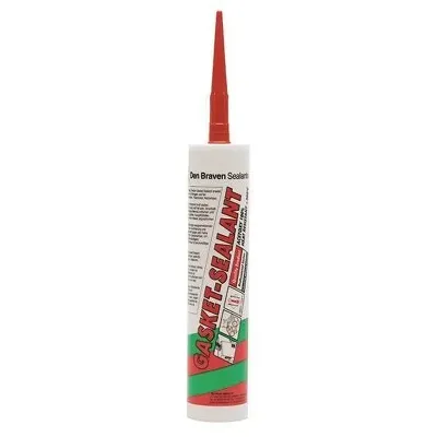 DEN BRAVEN Σιλικόνη 12τεμ. θερμοκρασίας GASKET 300°C μαύρη 280ml