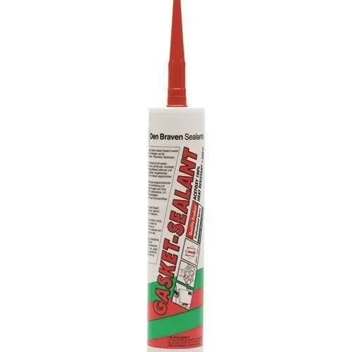 DEN BRAVEN Σιλικόνη 12τεμ. θερμοκρασίας GASKET 300°C μαύρη 280ml