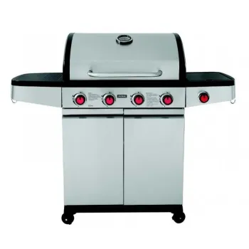 UNIMAC Ψησταριά (BBQ) Υγραερίου με 4 καυστήρες + 1 πλαϊνή εστία 661317