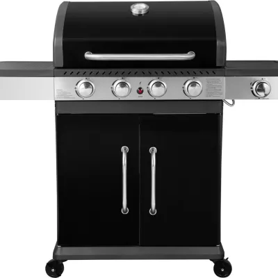 UNIMAC ΨΗΣΤΑΡΙΑ (BBQ) ΥΓΡΑΕΡΙΟΥ ΜΕ 4 ΚΑΥΣΤΗΡΕΣ ΚΑΙ 1 ΠΛΑΙΝΗ ΕΣΤΙΑ 661316
