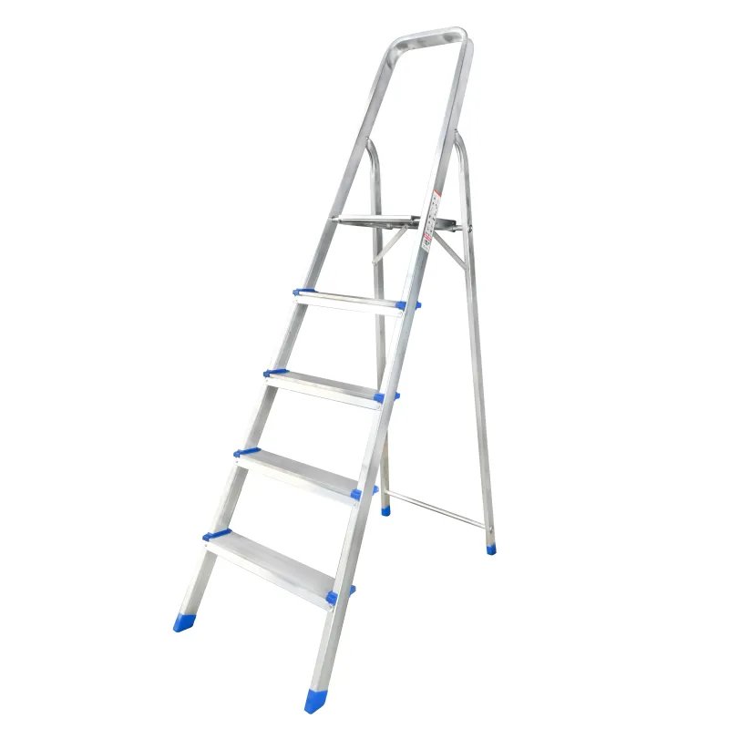 Pankoskal Σκάλα αλουμινίου STANDARD, οικιακής χρήσης 4+1