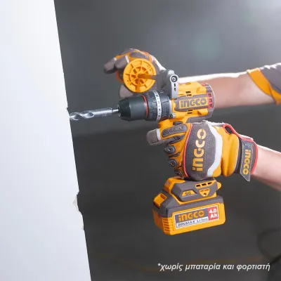 Ingco Κρουστικό Δραπανοκατσάβιδο Compact Μπαταρίας 20V Li-Ion SOLO 96Nm με Jacobs Τσοκ CIDLI209685
