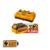 Ingco Πολυμηχάνημα 3 σε 1 Μπαταρίας 2x20V Li-Ion CSTLI2040386