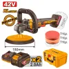 INGCO Αλοιφαδόρος Μπαταρίας 42V Li-Ion Φ 180mm +Εργαλειοθήκη Βαθιά 19