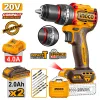 Ingco Κρουστικό Δραπανοκατσάβιδο Compact Μπαταρίας 20V Li-Ion 76Nm CIDLI207686E