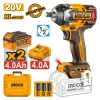 INGCO Μπουλονόκλειδο Κρουστικό Μπαταρίας 20V Li-Ion 550-700Nm CIWLI2055E