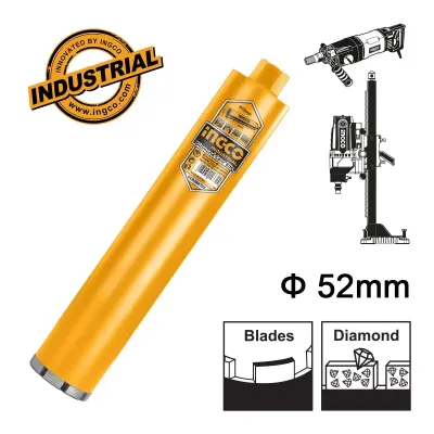 Ingco Διαμαντοκορώνα Μπετού Kαροτιέρας 52mm DCB580528