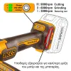 INGCO Γωνιακός Τροχός Μπαταρίας 115mm 20V Li-Ion SOLO CAGLI27153E