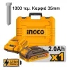 Ingco Καρφωτικό Μπαταρίας 20V Li-Ion + Βαλίτσα CBNLI2008E