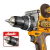 Ingco Κρουστικό Δραπανοκατσάβιδο Compact Μπαταρίας 20V Li-Ion 166Nm με Jacobs Τσοκ CIDLI201668E