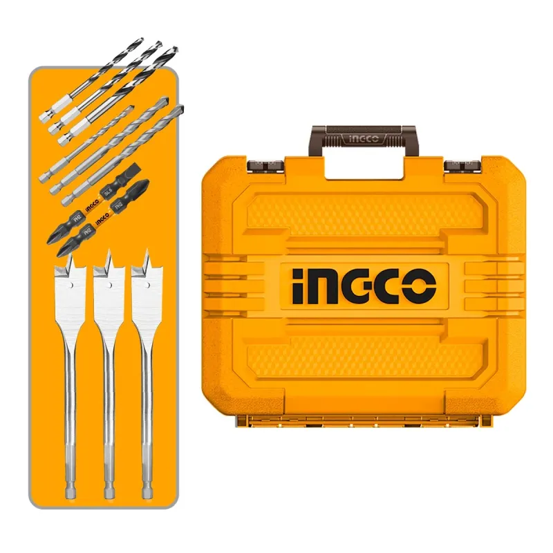 Ingco Κρουστικό Δραπανοκατσάβιδο Compact Μπαταρίας 20V Li-Ion 166Nm με Jacobs Τσοκ CIDLI201668E