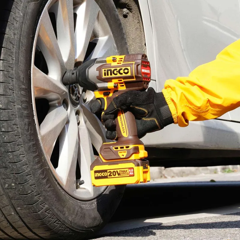 Ingco Μπουλονόκλειδο Κρουστικό Μπαταρίας 20V Li-Ion 850-1000Nm CIWLI2085E