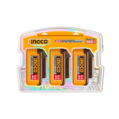 Ingco Μπαταρίες 20V 5.0Ah Li-Ion 3 τεμ. COSLI251198E
