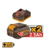 Ingco Δισκοπρίονο Μπαταρίας 42V Li-Ion Φ 185mm +Εργαλειοθήκη Βαθιά 19" CSLI4218512E
