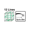 INGCO Αυτοαλφαδιαζόμενο Πράσινο Laser 3D Μπαταρίας 16V Li-Ion HLL301201E