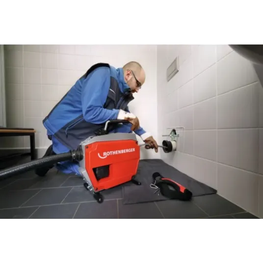 ROTHENBERGER Αποφρακτικό Μηχάνημα R600 VarioClean + σπιράλ/σετ εργαλείων 1000003346
