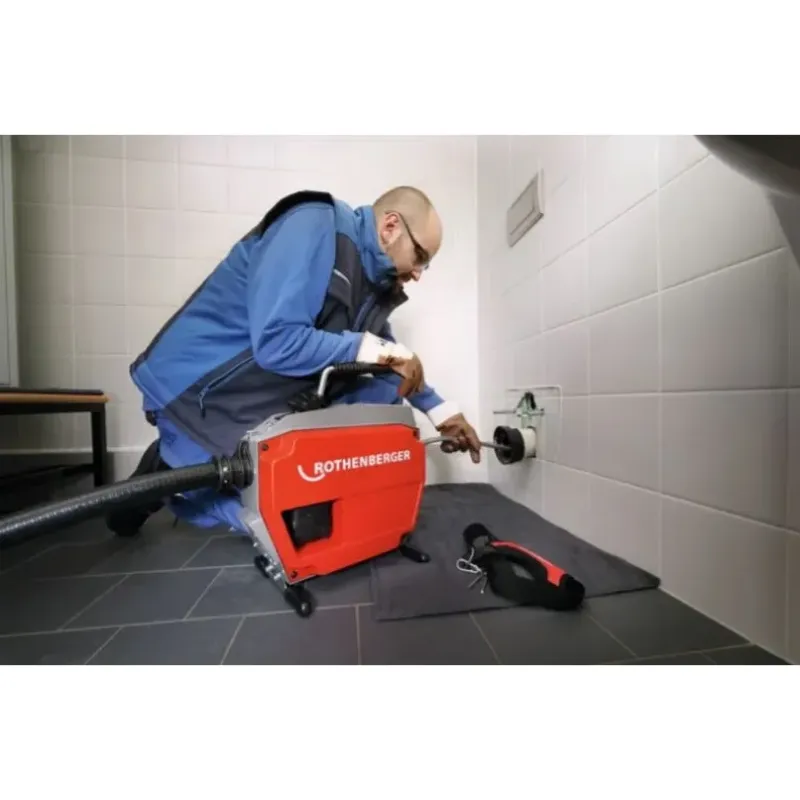ROTHENBERGER Αποφρακτικό Μηχάνημα R600 VarioClean + σπιράλ/σετ εργαλείων 1000003346