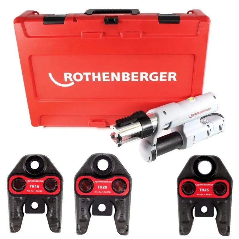 ROTHENBERGER ROMAX AC ECO SET ΜΕ ΚΑΛΟΥΠΙΑ TH 16-20-26mm σε βαλιτσα 15730