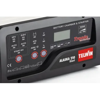 Telwin Ηλεκτρονικός Φορτιστής – Συντηρητής Μπαταριών Alaska 210 Start 807579
