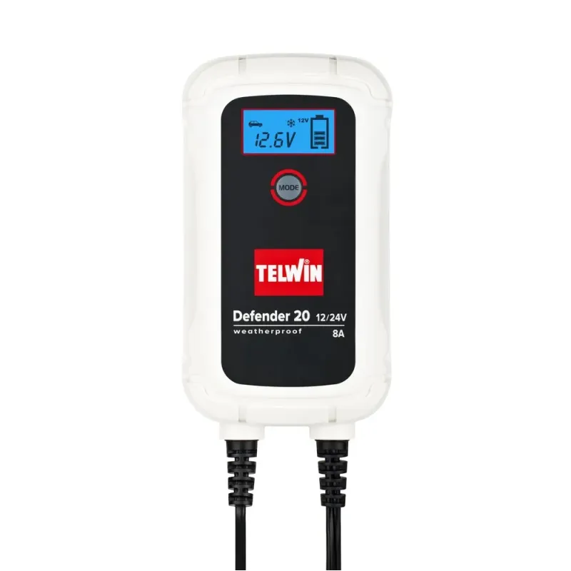 Telwin Ηλεκτρονικός Φορτιστής – Συντηρητής Μπαταριών Defender 20 807608