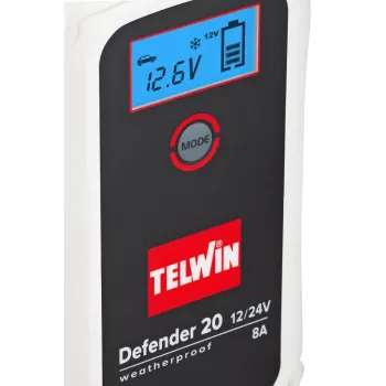 Telwin Ηλεκτρονικός Φορτιστής – Συντηρητής Μπαταριών Defender 20 807608