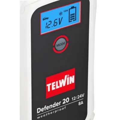 Telwin Ηλεκτρονικός Φορτιστής – Συντηρητής Μπαταριών Defender 20 807608