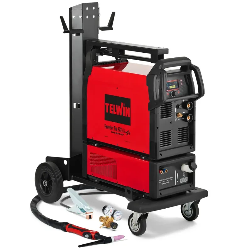 Telwin Inverter Ηλεκτροσυγκόλληση Superior Tig 422 Wave AC/DC Aqua 816187