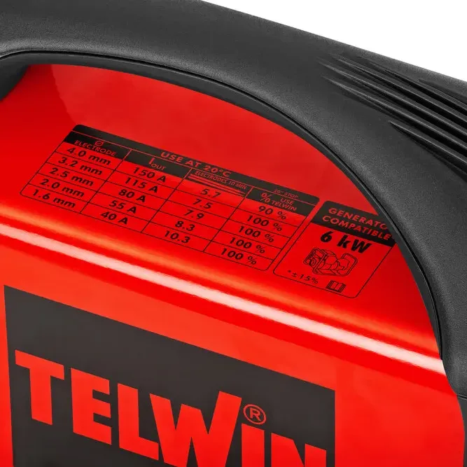 TELWIN Inverter Ηλεκτροσυγκόλληση TECNICA 188 MPGE Με Θήκη Μεταφοράς 816223